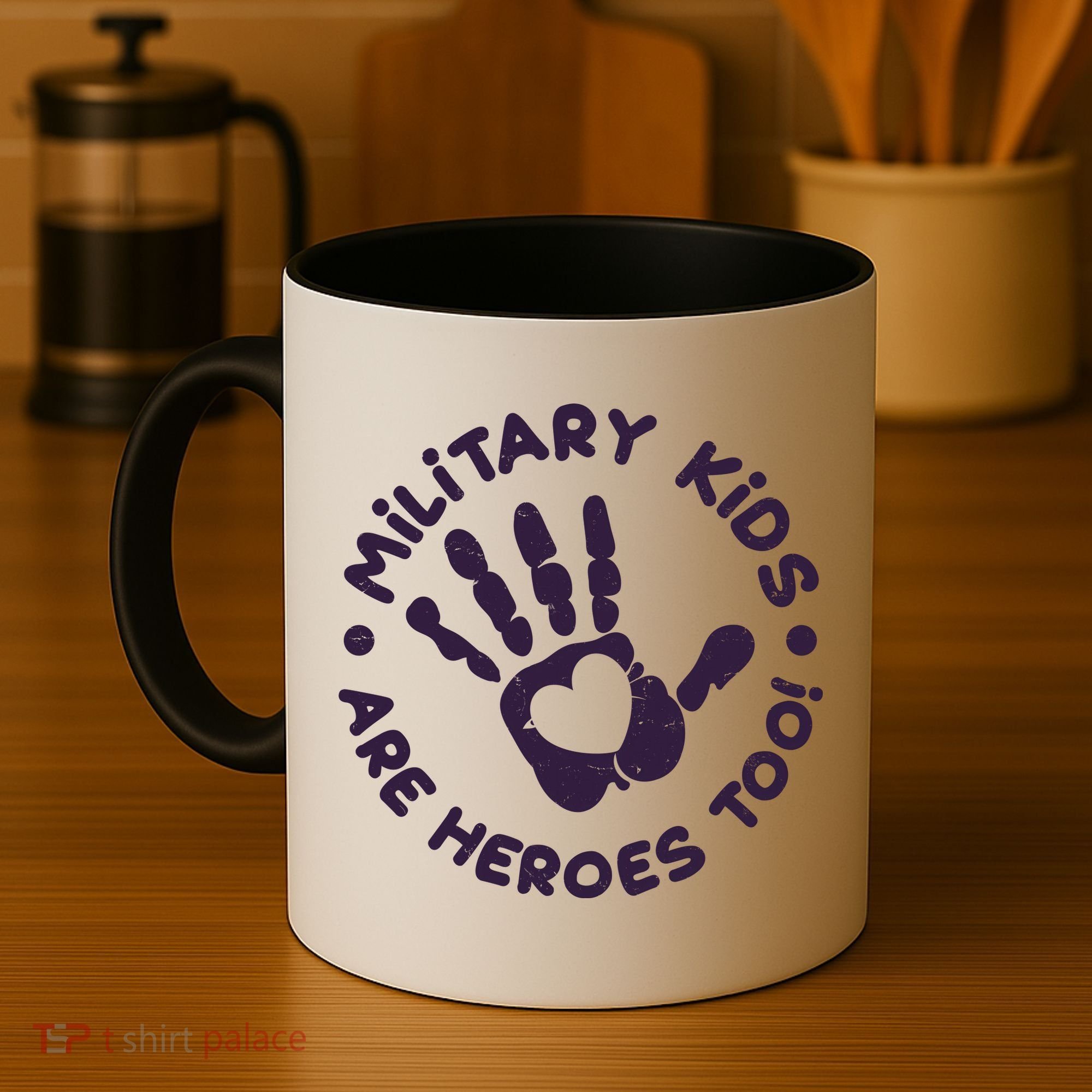 Cute Military Children Are Heroes Too Coffee Mug