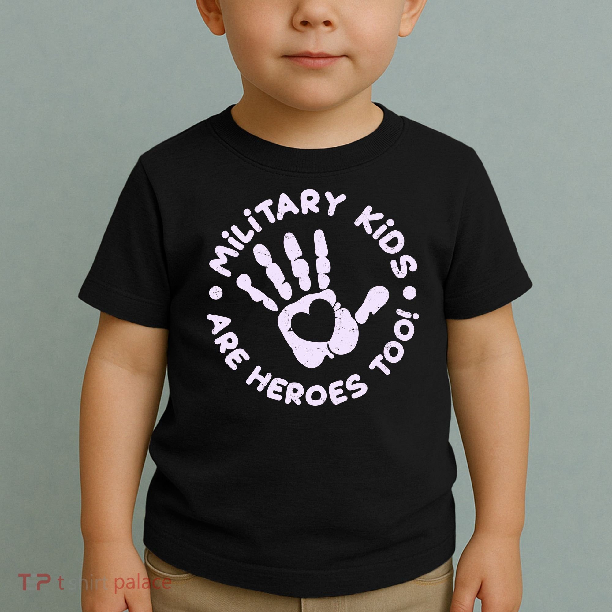 Cute Military Children Are Heroes Too Toddler T-Shirt