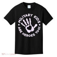 Cute Military Children Are Heroes Too Kids T-Shirt thumb 0