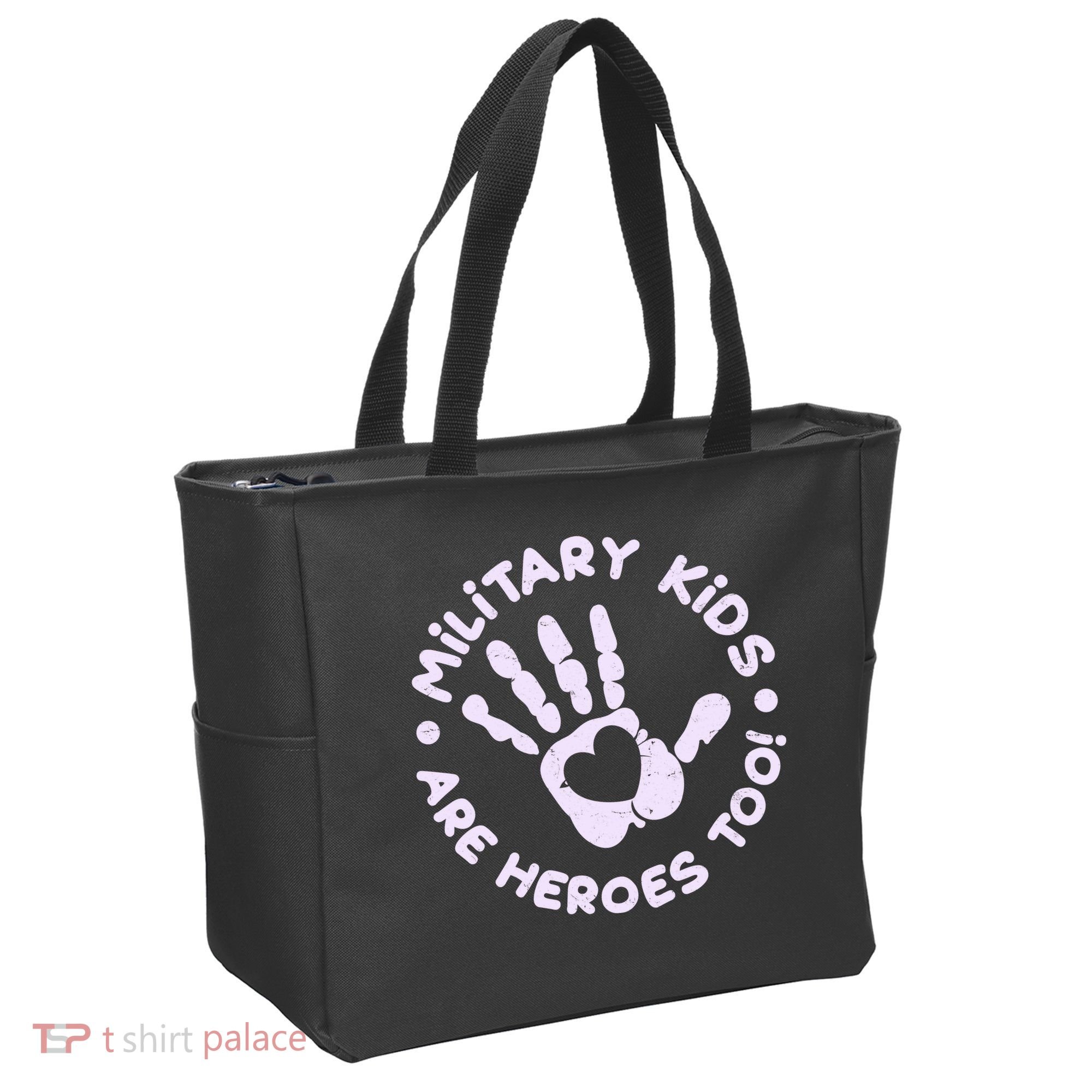 Cute Military Children Are Heroes Too Tote Bag