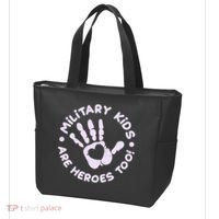 Cute Military Children Are Heroes Too Tote Bag thumb 3