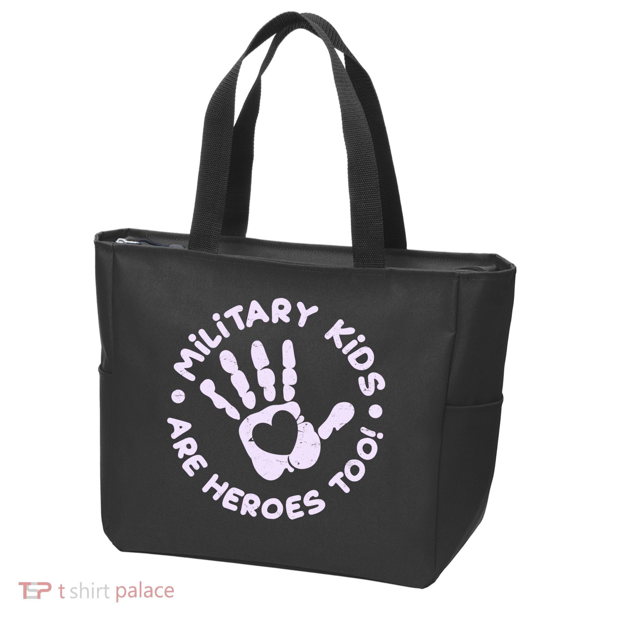 Cute Military Children Are Heroes Too Tote Bag