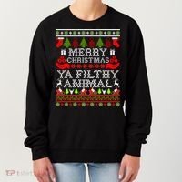 Christmas - Merry Christmas Ya Filthy Animal Women's Sweatshirt thumb 0