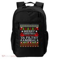 Christmas - Merry Christmas Ya Filthy Animal Backpack thumb 0