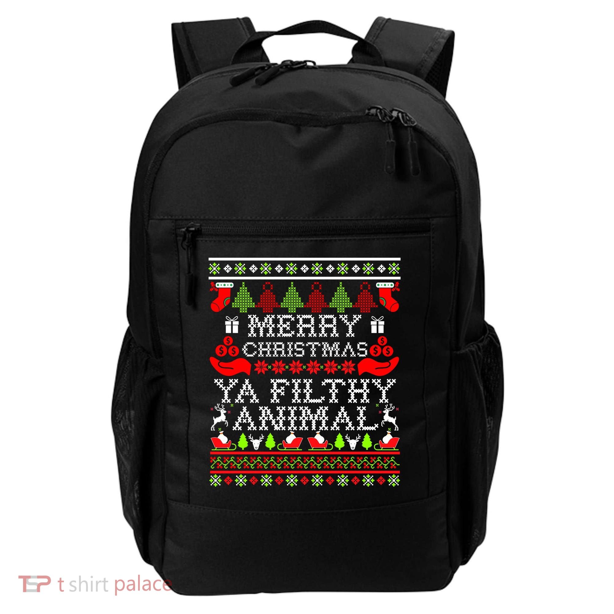 Christmas - Merry Christmas Ya Filthy Animal Backpack