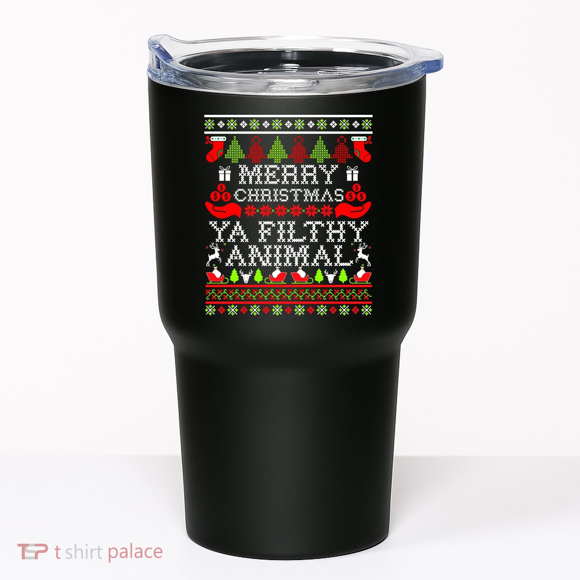 Christmas - Merry Christmas Ya Filthy Animal Tumbler