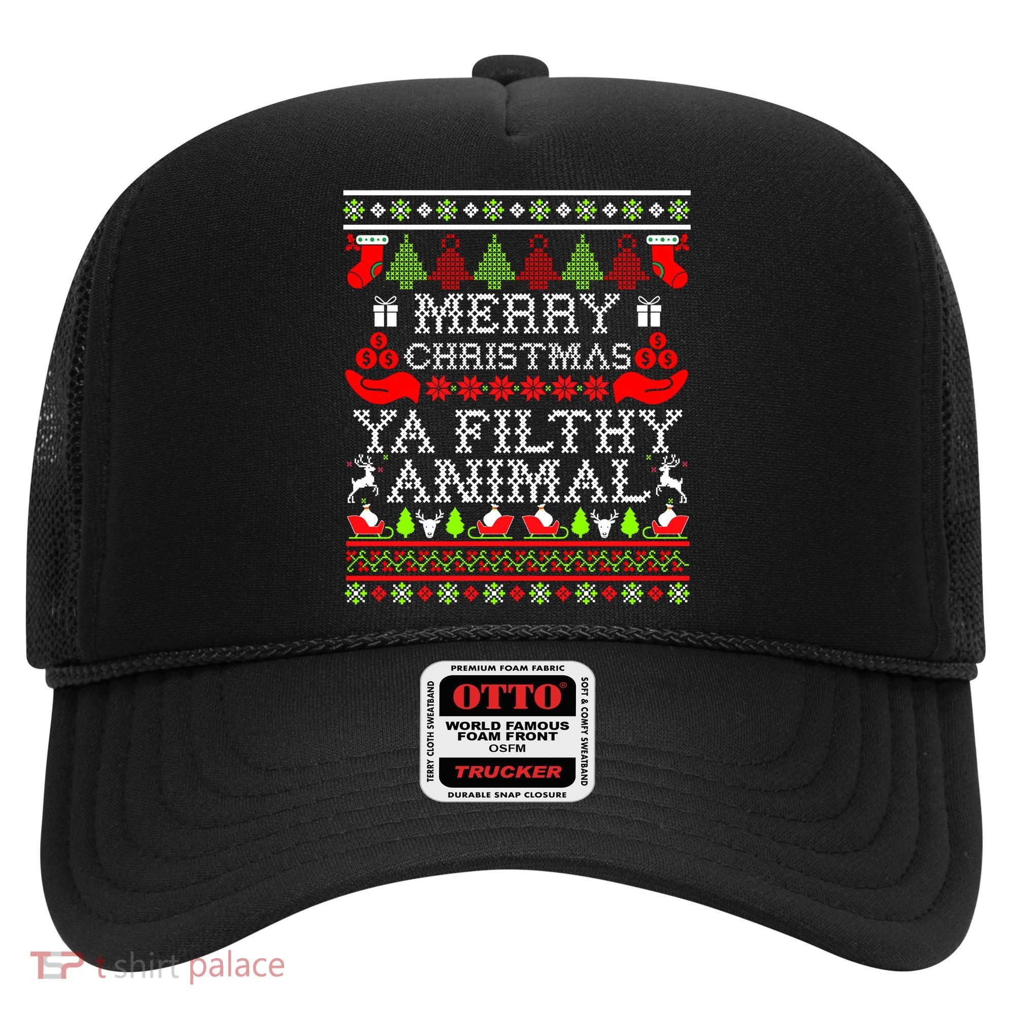 Christmas - Merry Christmas Ya Filthy Animal Hat