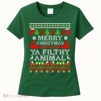 Christmas - Merry Christmas Ya Filthy Animal Women's T-Shirt thumb 0