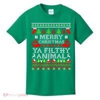 Christmas - Merry Christmas Ya Filthy Animal Kids T-Shirt thumb 0