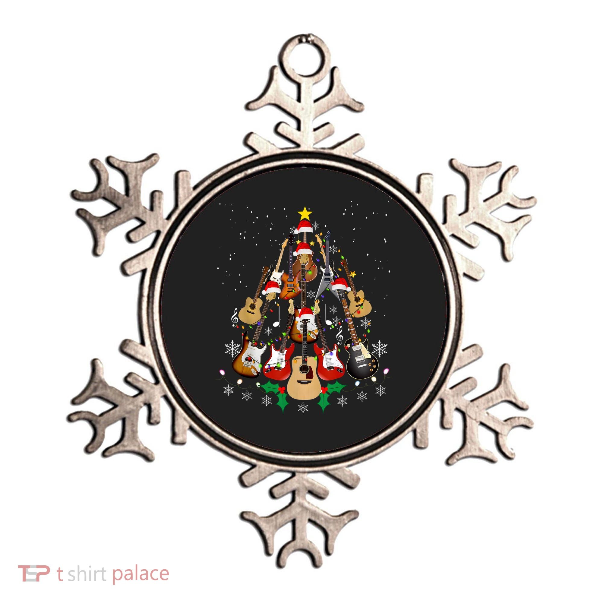 Christmas Musician Christmas Guitar Tree Ornament
