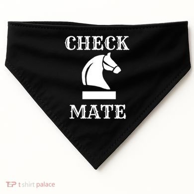 Check Mate Chess USA-Made Doggie Bandana