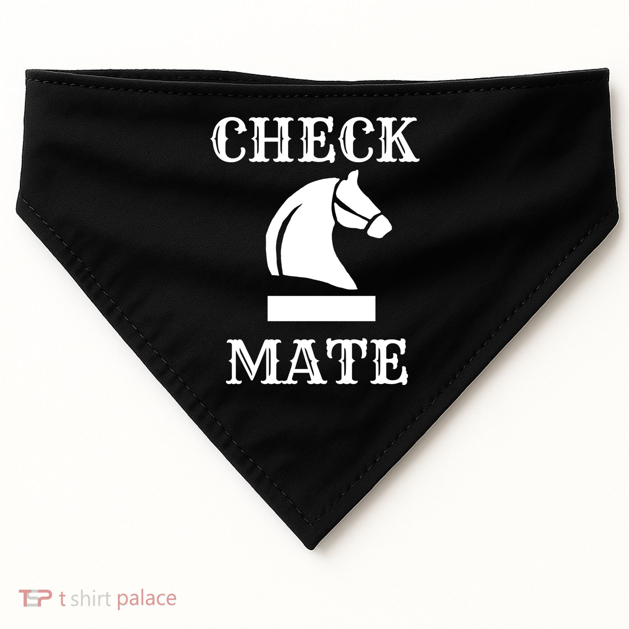 Check Mate Chess USA-Made Doggie Bandana