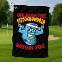 Cell Mitochondria Golf Towel thumb 1