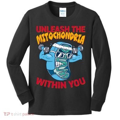 Cell Mitochondria Kids Long Sleeve Shirt