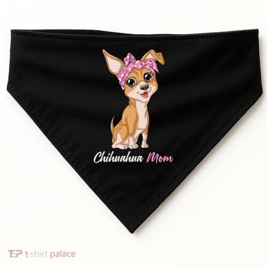 Chihuahua Mom USA-Made Doggie Bandana