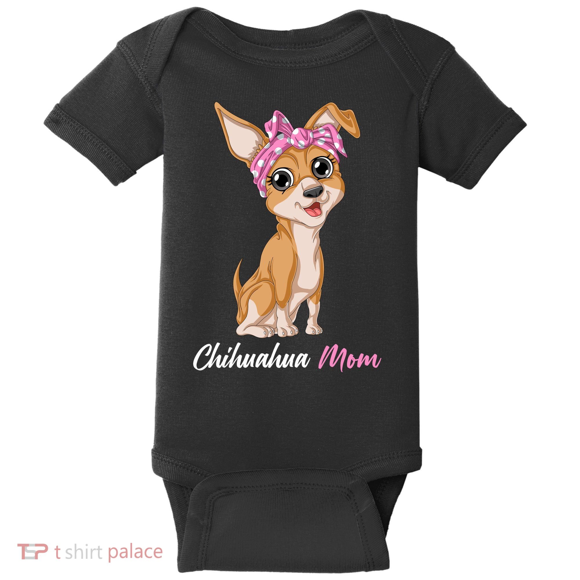 Chihuahua Mom Baby Bodysuit