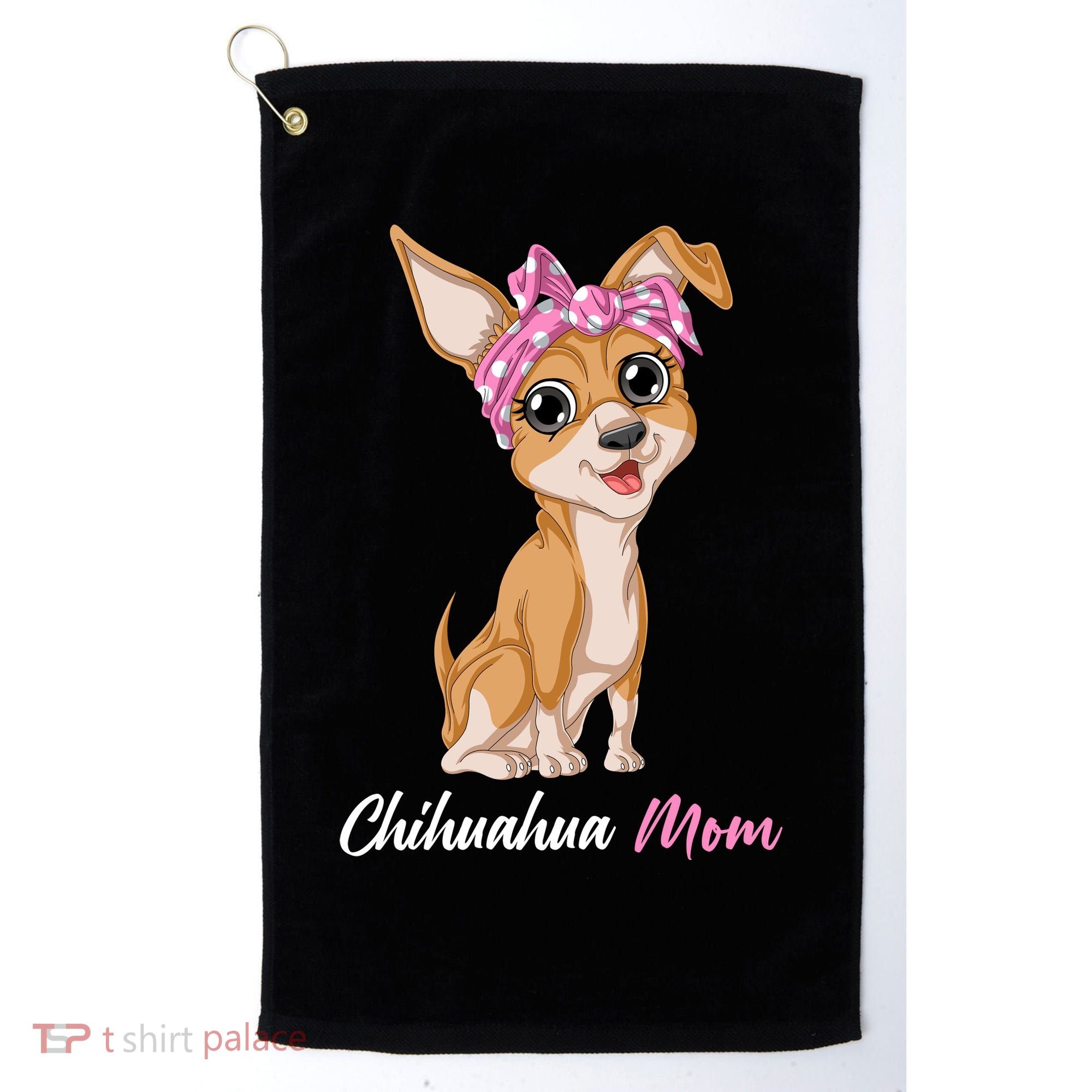 Chihuahua Mom Golf Towel