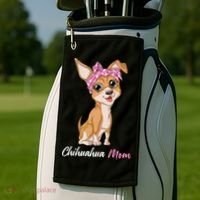 Chihuahua Mom Golf Towel thumb 2