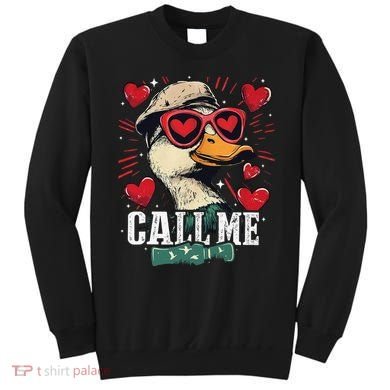 Call Me Duck Hunting Lover ValentineS Day Gift Sweatshirt