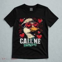 Call Me Duck Hunting Lover ValentineS Day Gift T-Shirt thumb 5