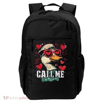 Call Me Duck Hunting Lover ValentineS Day Gift Backpack
