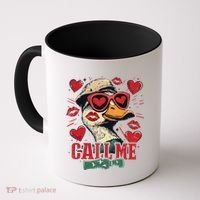 Call Me Duck Hunting Lover ValentineS Day Gift Coffee Mug thumb 0