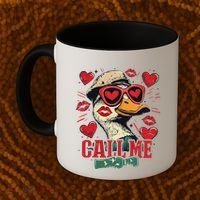 Call Me Duck Hunting Lover ValentineS Day Gift Coffee Mug thumb 2