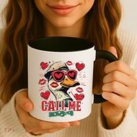 Call Me Duck Hunting Lover ValentineS Day Gift Coffee Mug thumb 3