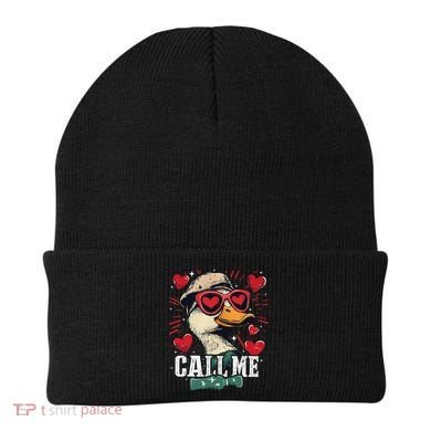 Call Me Duck Hunting Lover ValentineS Day Gift Beanie