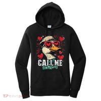 Call Me Duck Hunting Lover ValentineS Day Gift Women's Hoodie thumb 0