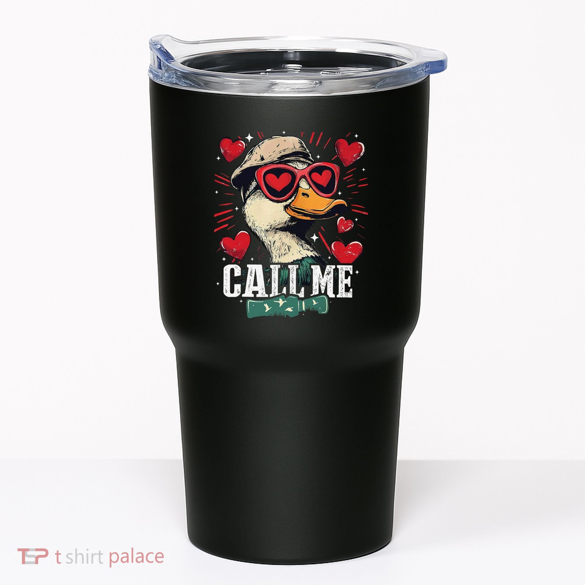 Call Me Duck Hunting Lover ValentineS Day Gift Tumbler
