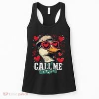 Call Me Duck Hunting Lover ValentineS Day Gift Women's Tank Top thumb 0