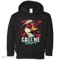 Call Me Duck Hunting Lover ValentineS Day Gift Toddler Hoodie thumb 0