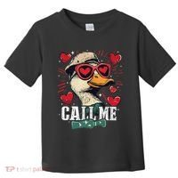 Call Me Duck Hunting Lover ValentineS Day Gift Toddler T-Shirt thumb 0
