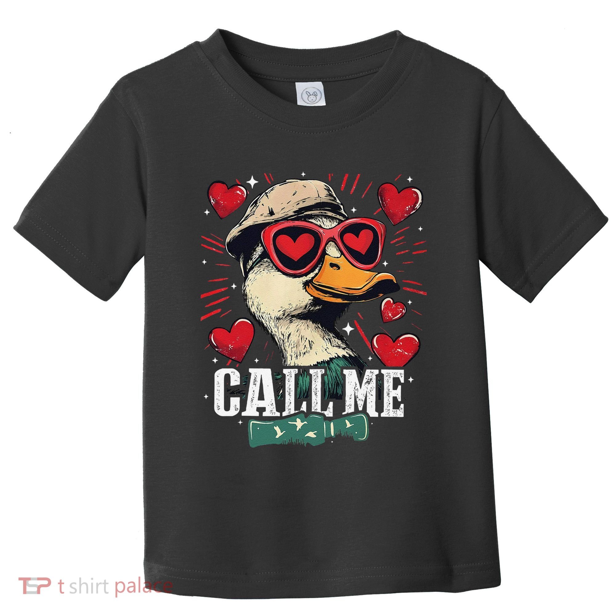 Call Me Duck Hunting Lover ValentineS Day Gift Toddler T-Shirt