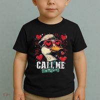 Call Me Duck Hunting Lover ValentineS Day Gift Toddler T-Shirt thumb 2