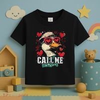 Call Me Duck Hunting Lover ValentineS Day Gift Toddler T-Shirt thumb 3