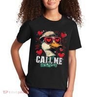 Call Me Duck Hunting Lover ValentineS Day Gift Kids T-Shirt thumb 2