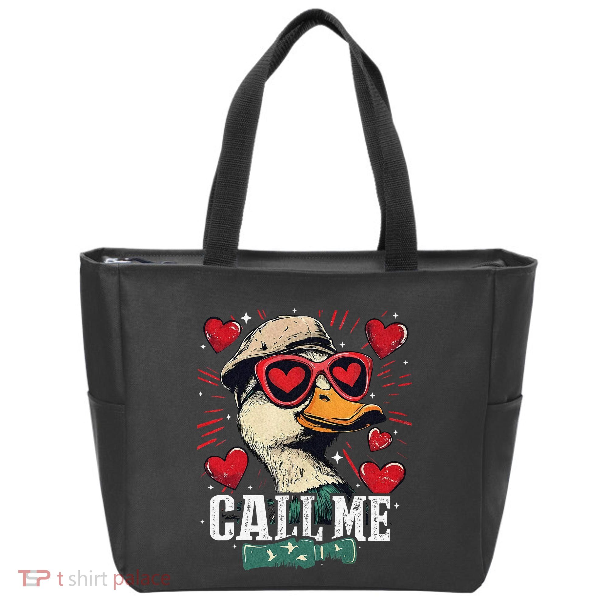 Call Me Duck Hunting Lover ValentineS Day Gift Tote Bag
