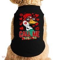 Call Me Duck Hunting Valentines Day Mallard Duck Gift Doggie Tank thumb 0