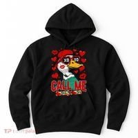Call Me Duck Hunting Valentines Day Mallard Duck Gift Hoodie thumb 0