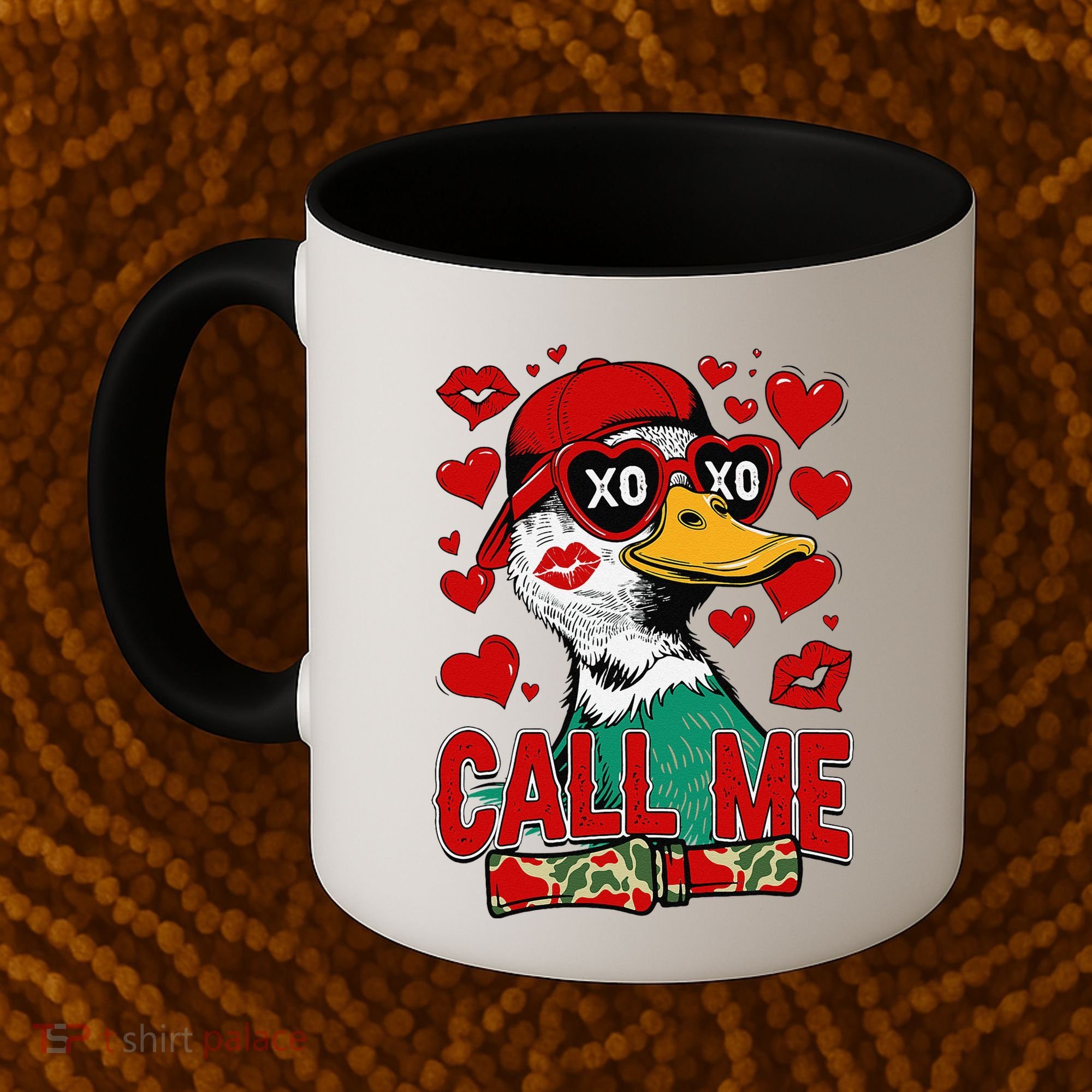 Call Me Duck Hunting Valentines Day Mallard Duck Gift Coffee Mug