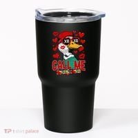 Call Me Duck Hunting Valentines Day Mallard Duck Gift Tumbler thumb 0