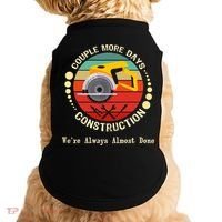 Couple More Days Construction We’re Always Almost Done Retro Doggie Tank thumb 0
