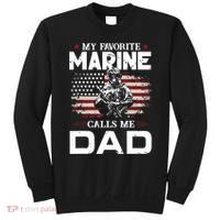 Call Me Dad My Favorite Marine Usa Flag Sweatshirt thumb 0