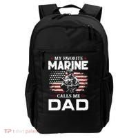 Call Me Dad My Favorite Marine Usa Flag Backpack thumb 0