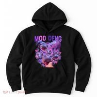 Cute Moo Deng Funny Baby Hippo Pygmy Hippopotamus Hoodie thumb 0
