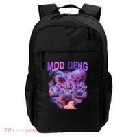 Cute Moo Deng Funny Baby Hippo Pygmy Hippopotamus Backpack thumb 0