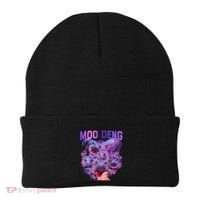 Cute Moo Deng Funny Baby Hippo Pygmy Hippopotamus Beanie thumb 0