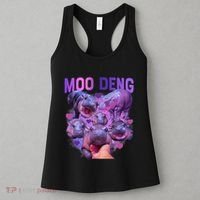 Cute Moo Deng Funny Baby Hippo Pygmy Hippopotamus Women's Tank Top thumb 3